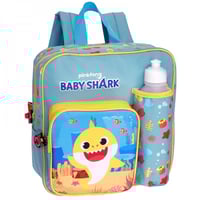 شنطة ظهر 11 انش سماوي مع علبة غداء وزمزمية - بينك...