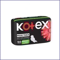 كوتكس فوط نسائية كبيرة بالأجنحة - 50 قطعة