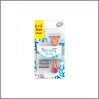 جيليت فينوس ماكينة حلاقة مع شفرات بديلة - 6+3 قطع