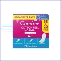 كيرفري فوط يومية رائحة منعشة - 76 قطعة