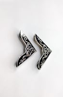 زوايا البوم فضي مقاس 3.5 سم عدد 20