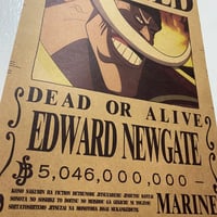 بوستر المطلوبين لشخصية اللحية البيضاء