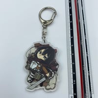 ميدالية اكريليك لشخصية ميكاسا شكل 2