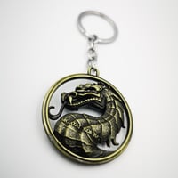 ميدالية مورتال كومبات ذهبي قاتم