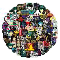 ملصقات اكاديميتي للابطال 50-100 ملصق