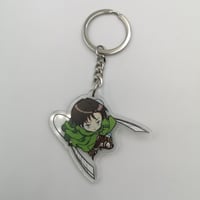 ميدالية اكريليك لشخصية ليفاي شكل 1