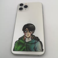 ملصق ثلاثي أبعاد لشخصية ليفاي