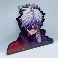 ملصق ثلاثي أبعاد كبير لشخصية غوجو شكل 2