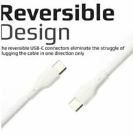 بروميت سلك شاحن بطول 2 م من Type-C الى Type-C وبقو...