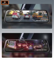 المرآة الذكية للسيارة داش كام امامي و خلفي