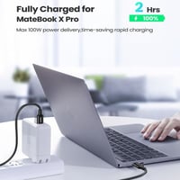 سلك شاحن يوجرين من USB-C إلى USB-C بطول 1 م وبقوة...