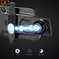 المرآة الذكية للسيارة داش كام امامي و خلفي