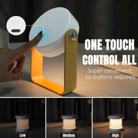 مصباح فانوس LED قابل لإعادة الشحن، ضوء ليلي محمول...