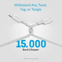 انكر سلك شاحن باورلاين سيلكت بلس من Type-C الى Typ...