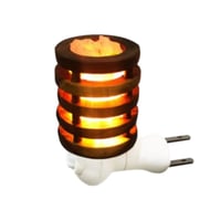 مصباح ملح الهيمالايا إضاءة ليلية (سهارية) قفص مضيء