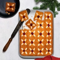 طقم صواني الومنيوم مستطيلة 3 قطع