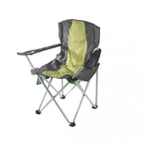 كرسي محمول قابل للطي للتخييم والرحلات لون اخضر