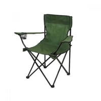 كرسي محمول قابل للطي للتخييم والرحلات لون اخضر