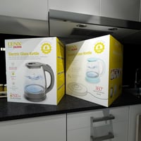 غلاية ماء زجاجية, 1.8 لتر, 1500 واط, من دينكس DX20...