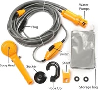 دش الرحلات المتنقل من DENX (DX3612) - انتعاشك معك...