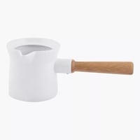 ركوة قهوة سيراميك بيد خشب