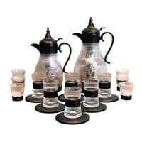 طقم ضيافة شاي وقهوة 20 قطعة