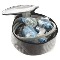 دش و شطاف المسافر قابل للشحن مع سطل