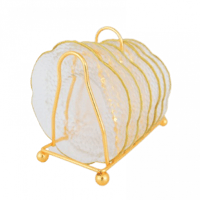 استاند مع صحون قزاز لفناجين الشاهي