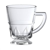 مستر هوم طقم كاسات فناجين شاي زجاج 6 قطع 145 مل