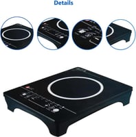 DLC طباخ كهربائي ديجتال عين واحد 2000 واط،