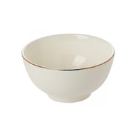 زبدية سيراميك أبيض عميق