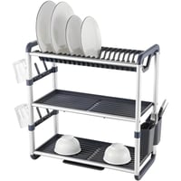 استاند تنشيف أطباق وسكاكين واكواب 3 دور