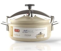 قدر ضغط السيف جرانيت عريض بمقبض حديدي سعة 15 لتر