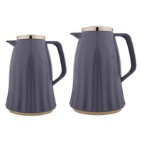 طقم ثلاجة الين رمادي مذهب 1.0/1.3 لتر