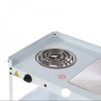 DLC سخان, منقل, طباخة كهربائية متنقل 2 عين ابيض