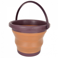 سطل سليكون بيد قابل للطي 5 لتر