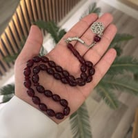 سبحة فاخرة - عنابي