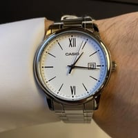 ساعة كاسيو روماني فضي