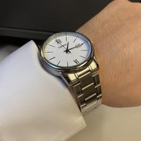 ساعة كاسيو روماني فضي