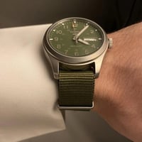 ساعة سيكو اوتوماتيك - military زيتي