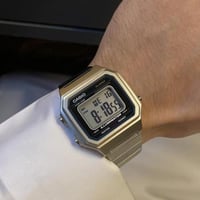 ساعة كاسيو رقميه فضي B650WD