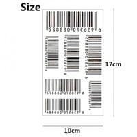 مصفوفة الباركود - تاتو موقت