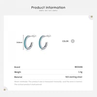 حلق موديان تركواز