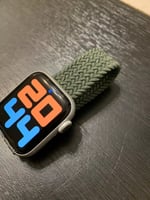 سوار ساعة ابل مضفرة من نسيج النايلون