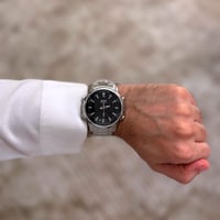 ساعة كاسيو للرجال 47 ملم فضية انالوج-رقمية من الست...