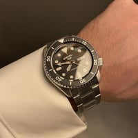 ساعة سيكو diver اوتوماتيك - حجم 42.5 اللون اسود