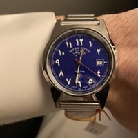 ساعة ويست إند - عربيه اللون أزرق