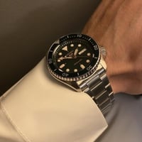 ساعة سيكو diver اوتوماتيك - حجم 42.5 اللون اخضر