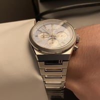 ساعة سيكو كرونوقراف كوارتز - حجم 40 لون سماوي