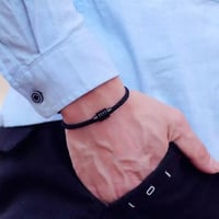 سوار حبل بطراز بسيط للرجال والنساء